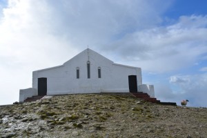 Church on top of Croagh Patrick built in 1905 (or at least around teatime)